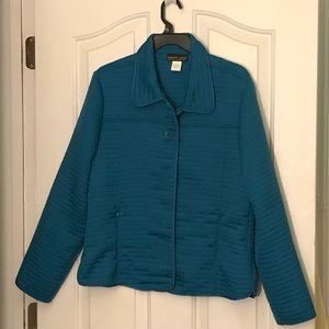 Teal blazer  size L